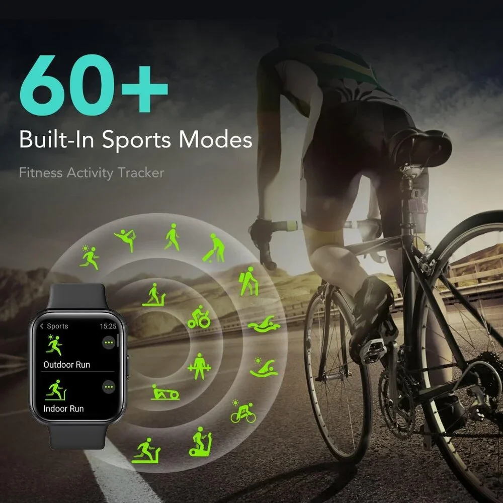 Smartwatch with Black Band